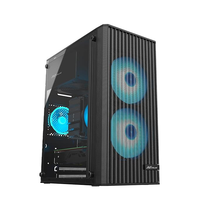 Ant Value Acrylic Vm10 Mid-Tower Gaming Cabinet - Black