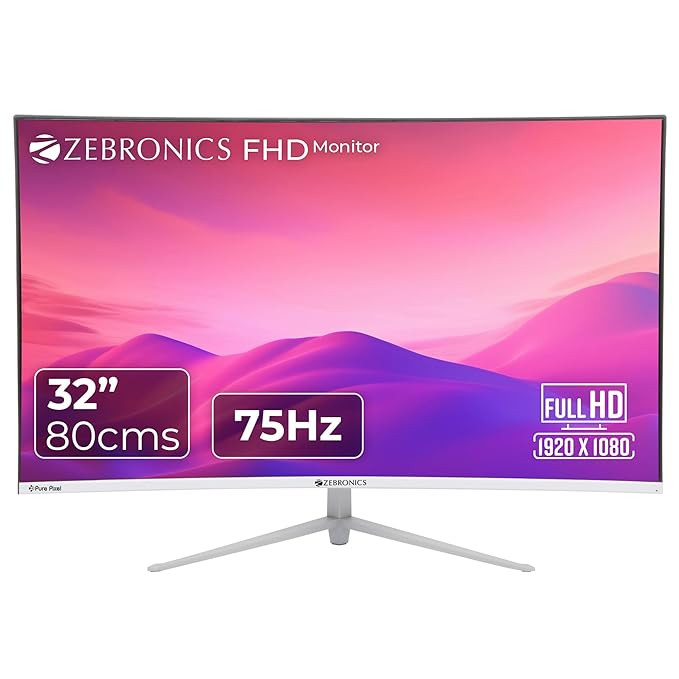 ZEBRONICS AC32FHD LED 32 inch (81.28cm) Monitor