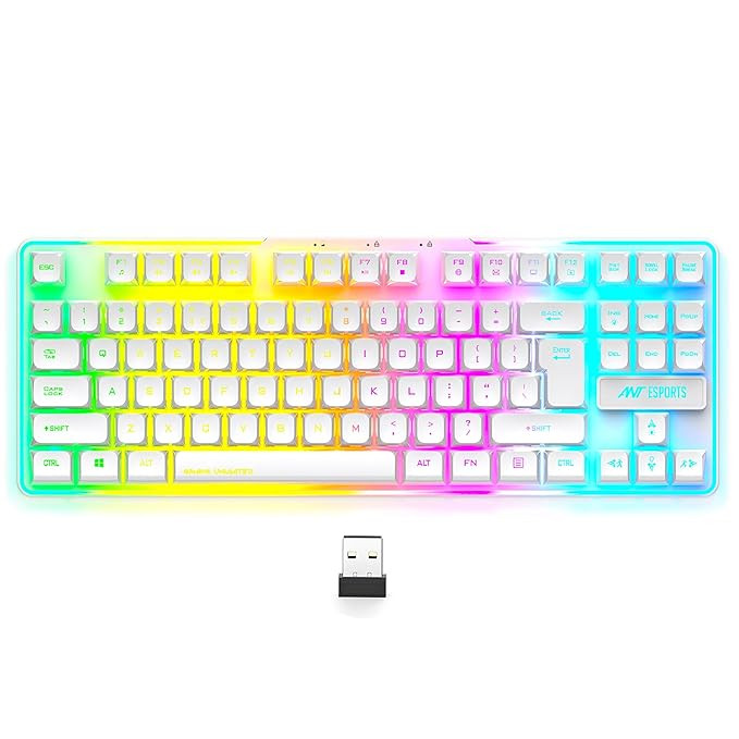 Ant Esports MK720 Pro V2 Wireless RGB Gaming Keyboard