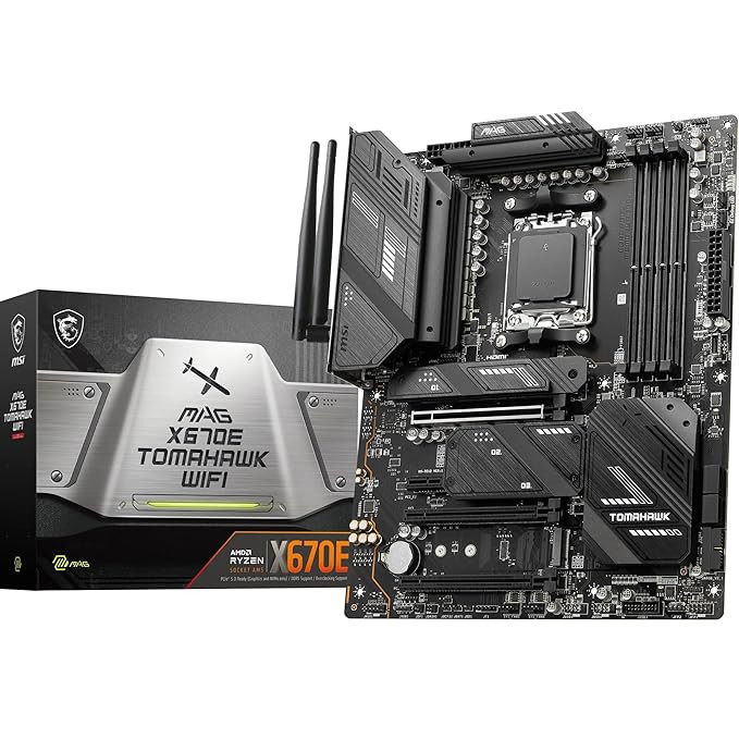 MSI MAG X670E Tomahawk WiFi Motherboard |ATX, AM5 Socket, DDR5 RAM