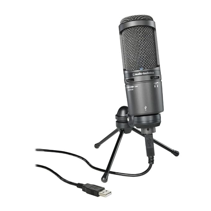 Audio-Technica AT2020 USB Plus Cardioid Condenser USB Microphone