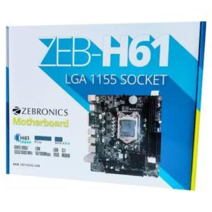 Zebronics H61 mATX Motherboard - Supports Intel LGA 1155 Socket