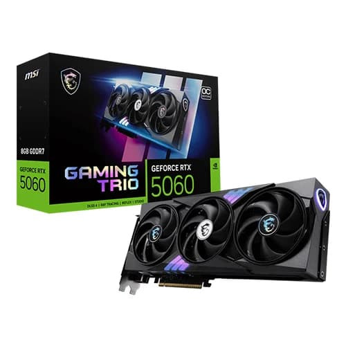 MSI RTX 5060 Gaming Trio OC 8GB GDDR7 Graphics Card
