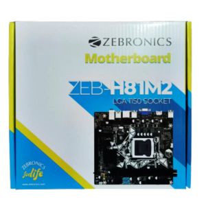 ZEBRONICS H81 mATX Motherboard - Supports Intel LGA 1150 Socket
