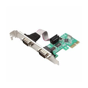 2 Port DB9 Serial RS-232 PCI-Express Card