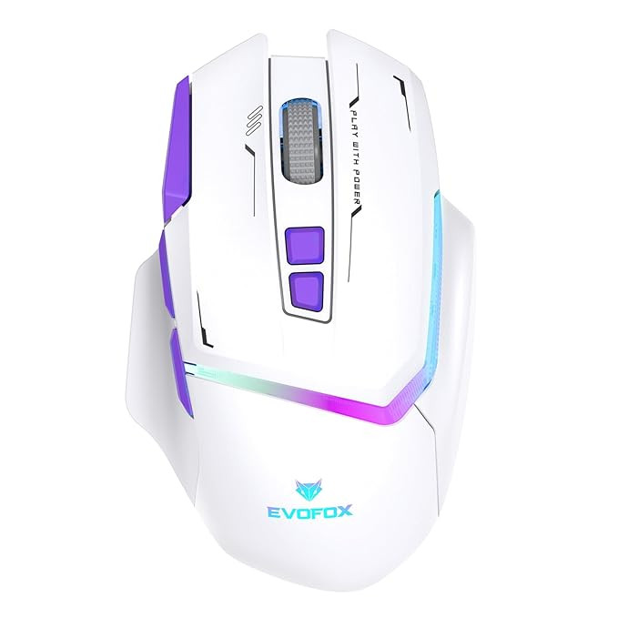 EvoFox Banshee Wireless Gaming Mouse White