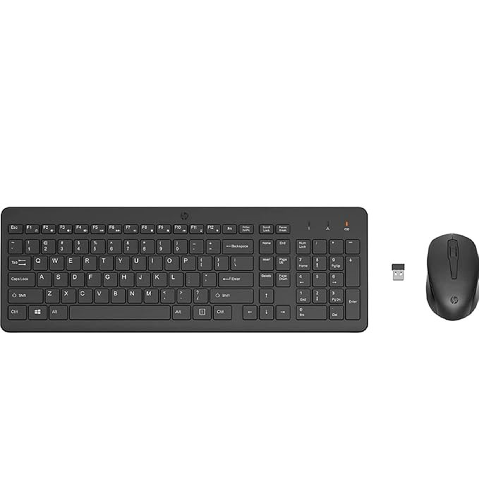 HP 330 Wireless Black Keyboard and Mouse Set