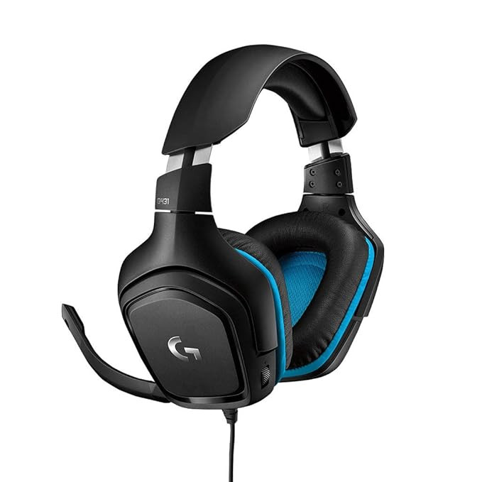 Logitech G431 Gaming Wired Headphones with Mic