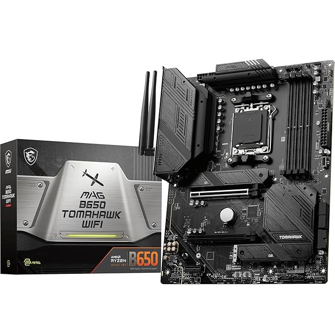 MSI MAG B650 Tomahawk WIFI Motherboard |ATX, AM5 Socket, DDR5 RAM