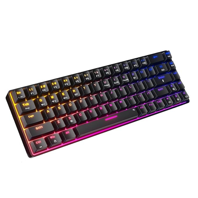 Portronics Hydra 10 Wireless Mechanical Gaming Keyboard Black