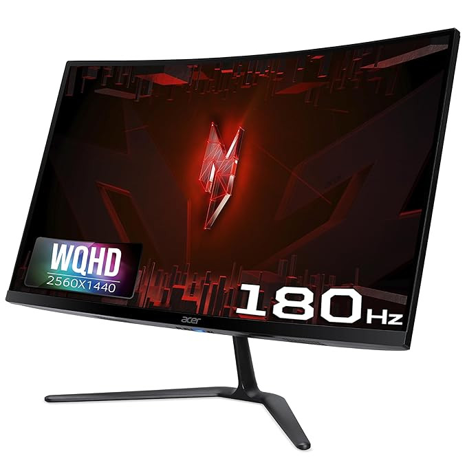 Acer ED270U S3 27 Inch WQHD 2560x1440 1500R Curved Gaming LCD Monitor