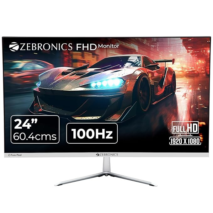 ZEBRONICS A24FHD LED 24 inch (60.4cm) Monitor