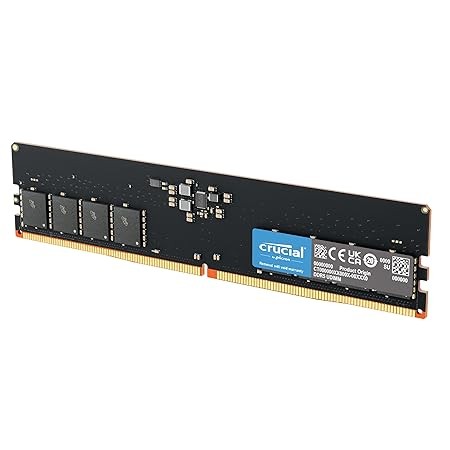 Crucial 16GB DDR5 4800Mhz UDIMM CL40-39-39 RAM (CT16G48C40U5)