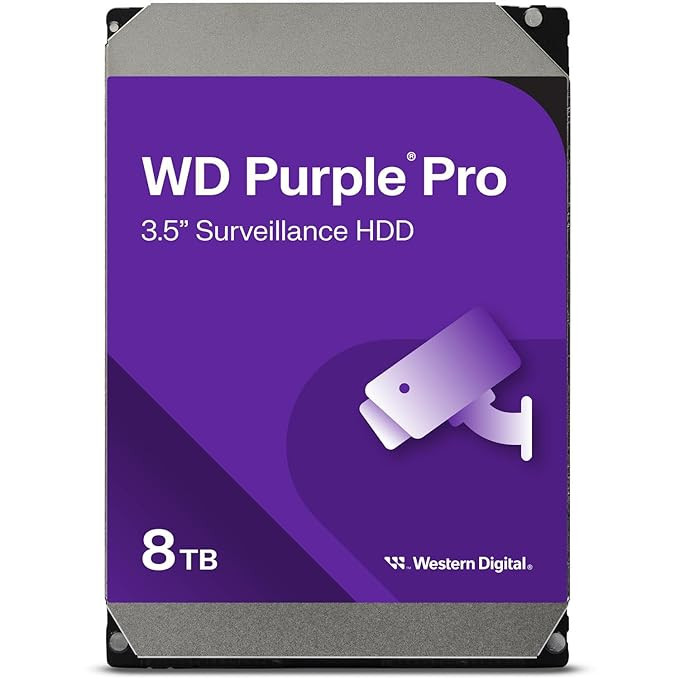 Western Digital Purple Pro 8TB Surveillance Hard Drive
