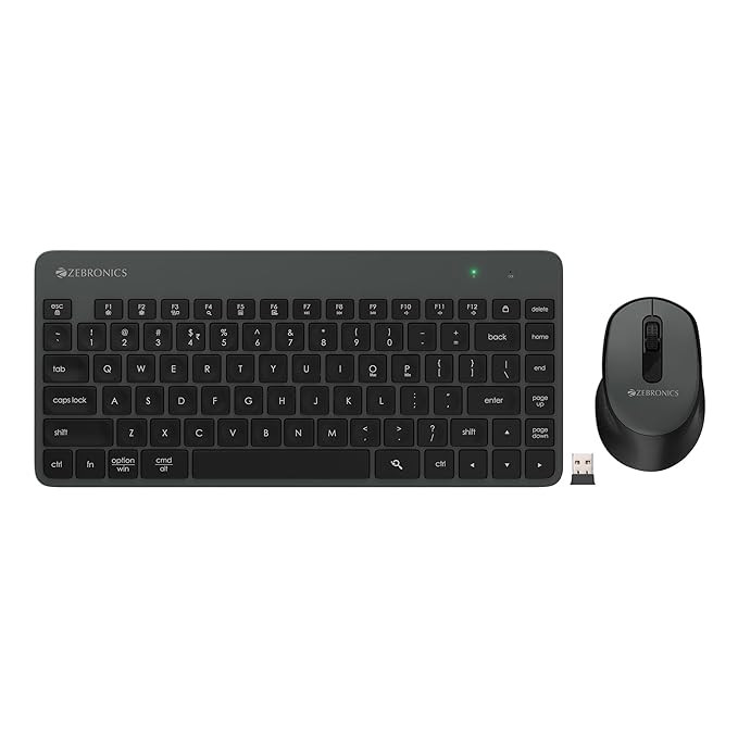 Zebronics Zeb-Companion 201  Wireless Keyboard and Mouse Set