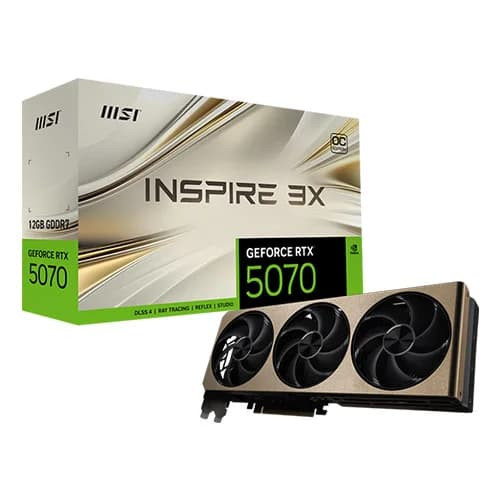 MSI RTX 5070 Gaming Trio WHITE OC 12GB GDDR7 Graphics Card
