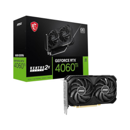MSI GeForce RTX 4060 Ti VENTUS 2X BLACK OC 8GB Graphics Card