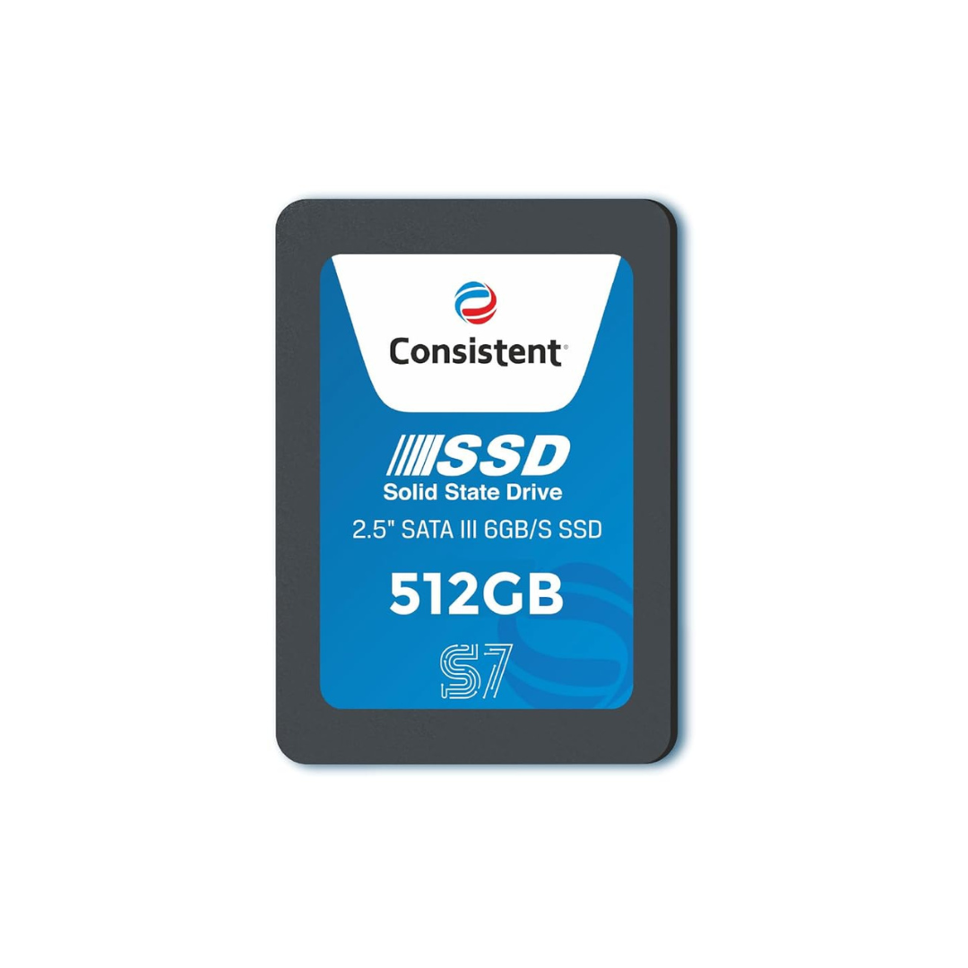 Consistent 512GB 2.5-inch SATA SSD