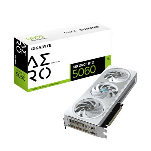 Gigabyte RTX 5060 Aero OC 8GB GDDR7 Graphics Card