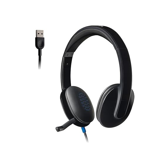 Logitech H540 Stereo Wired Headphones With Mic