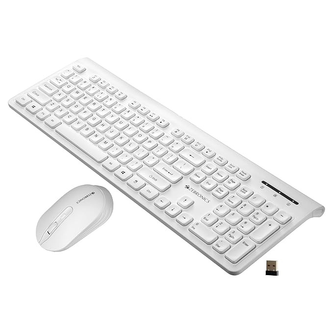Zebronics Zeb-Companion 130 Wireless Keyboard and Mouse Set