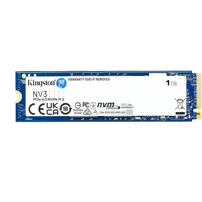 Kingston NV3 1TB PCIe Gen4 NVMe M.2 SSD