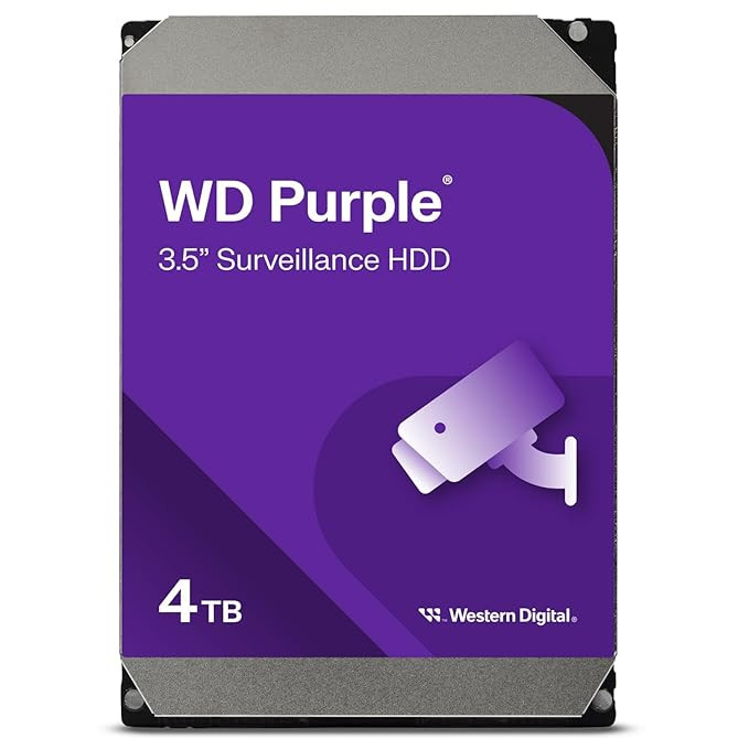 Western Digital Purple 4TB Surveillance Hard Drive