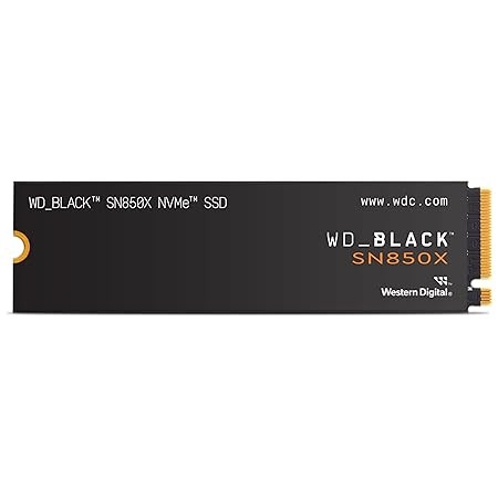 Western Digital SN850x 4TB PCIe Gen4 NVMe M.2 SSD