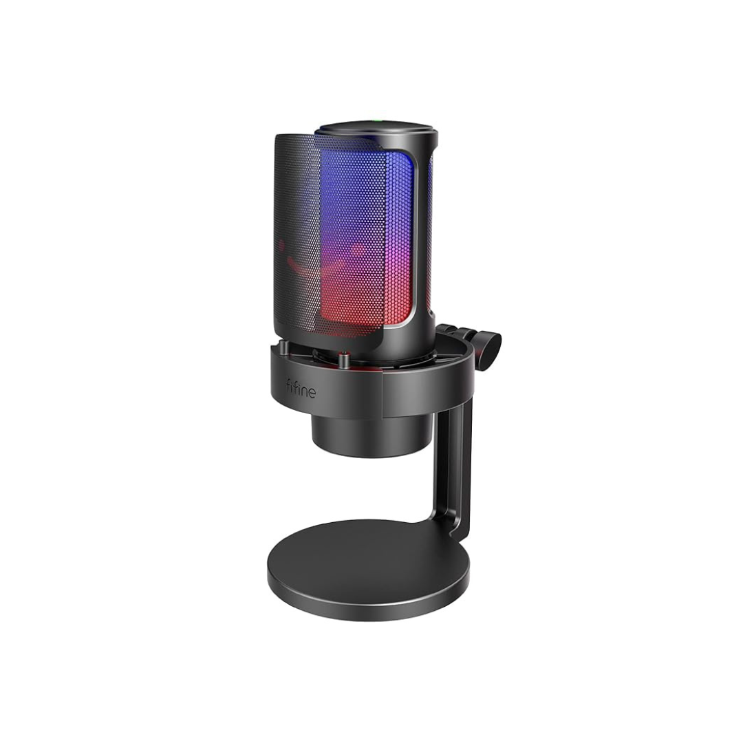 FIFINE AmpliGame USB Microphone Black