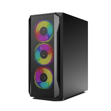 Circle ELEGANTOR X1 ARGB Mid- Tower Gaming Cabinet - Black