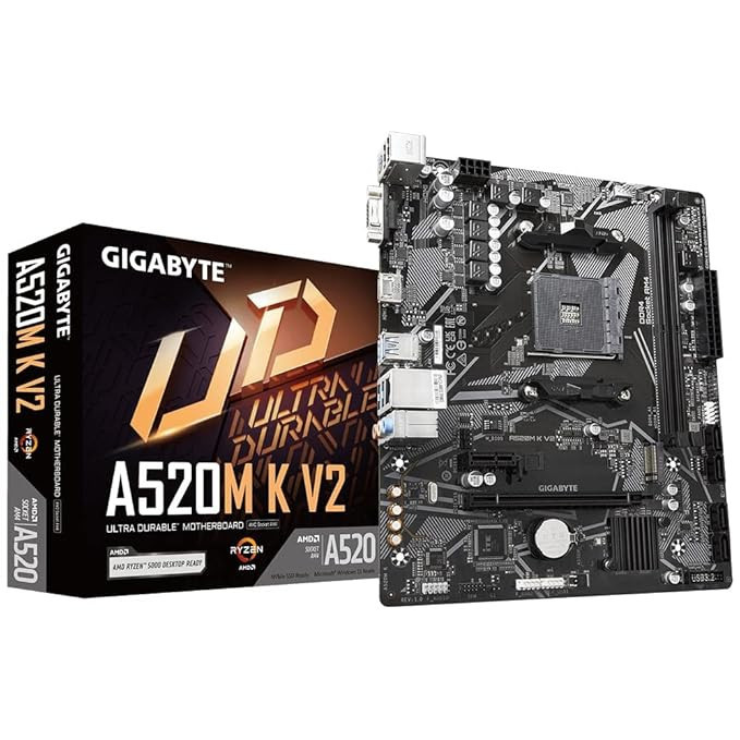 Buy AMD Ryzen 5 5600G with Gigabyte A520M K V2 & Adata XPG 16GB RAM