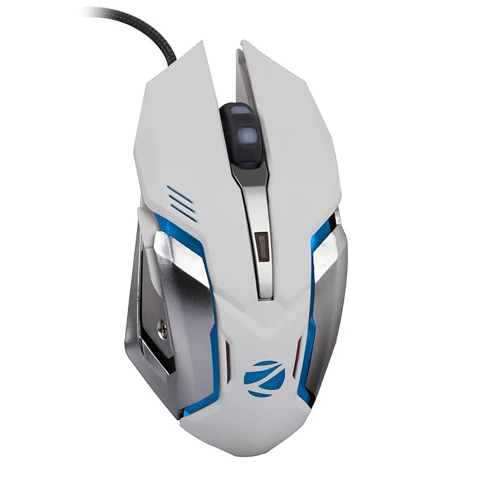 ZEBRONICS-Transformer-M Gaming Mouse White
