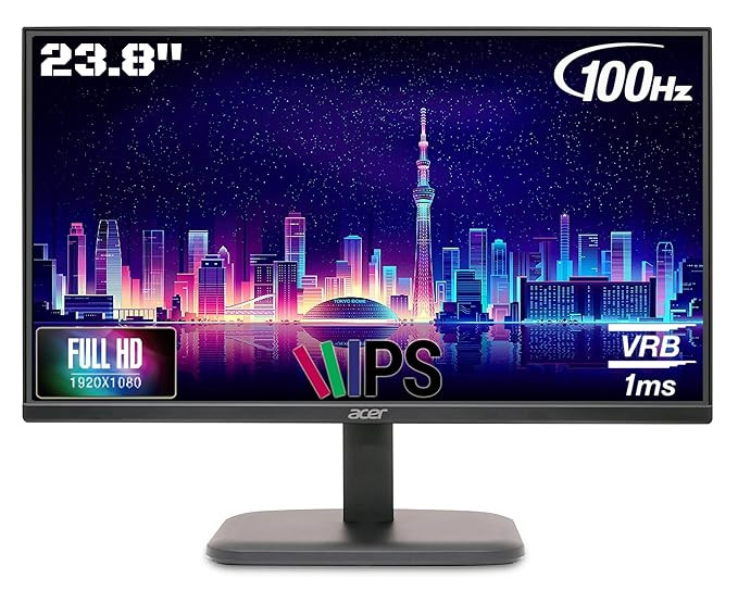 Acer EK240Y E 23.8 Inch IPS Full HD  LCD Monitor