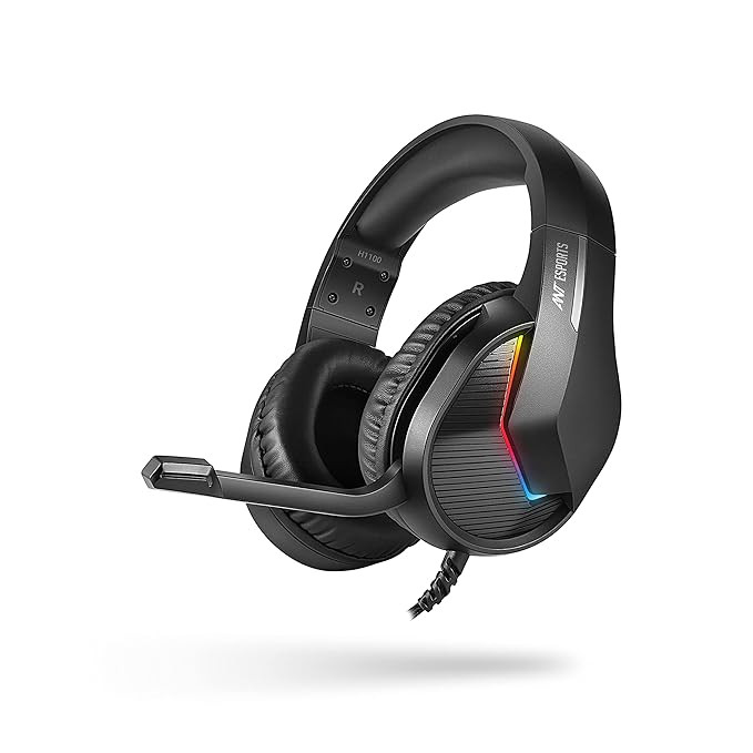 Ant Esports H1100 Pro RGB Wired Gaming Headphones