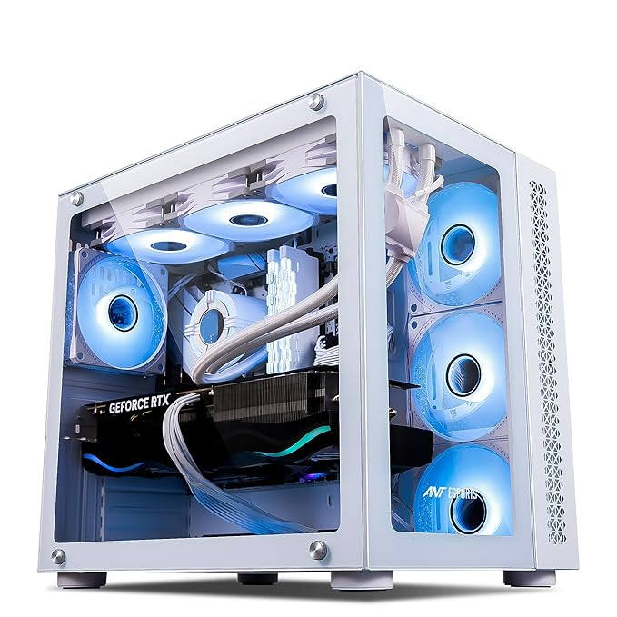 Ant Esports Crystal Mini-Tower Gaming Cabinet