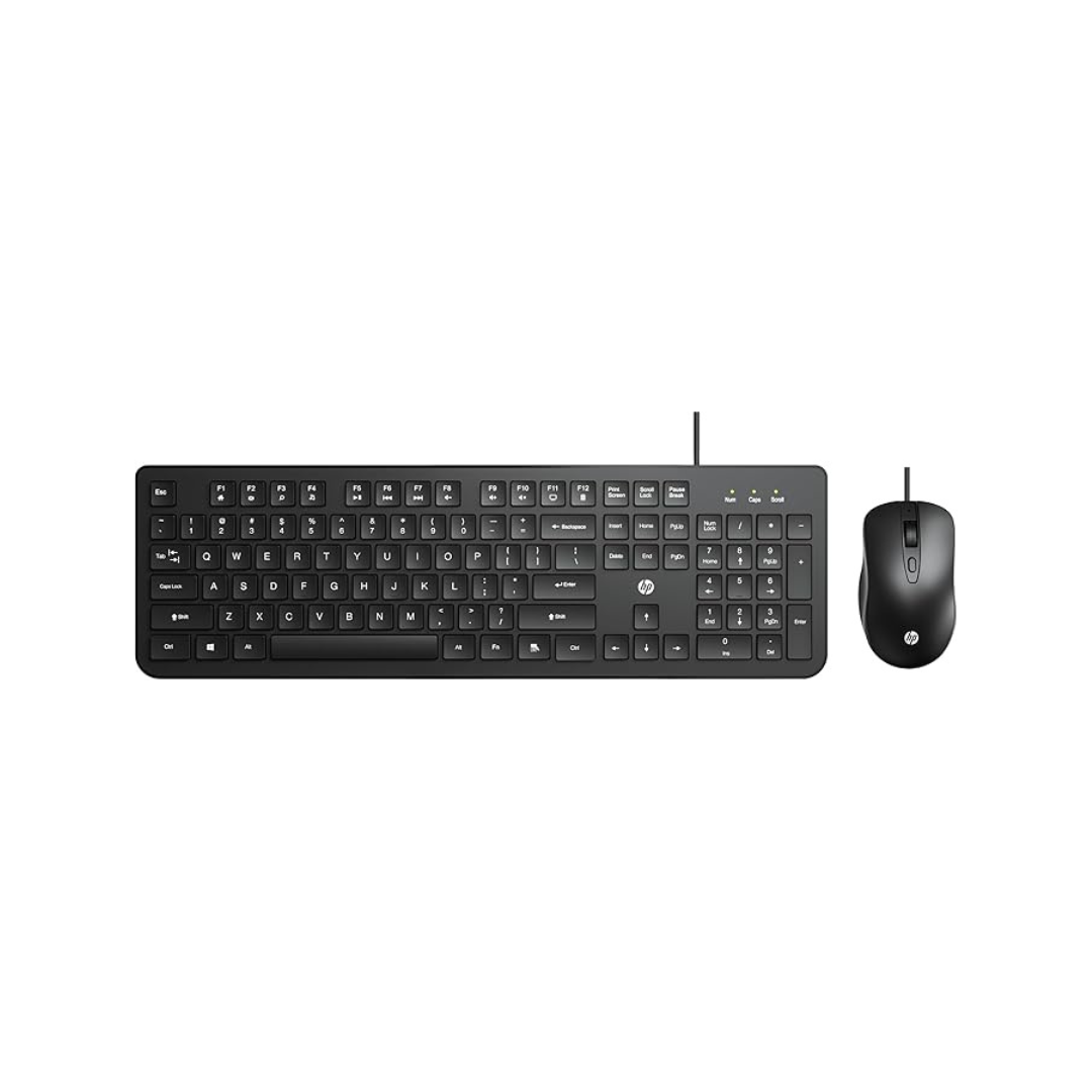 HP KM190 Wired Mouse and Keyboard Combo