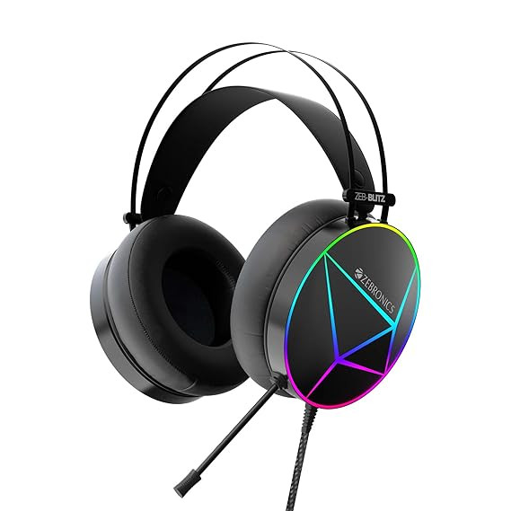 ZEBRONICS Zeb-Blitz USB Gaming Wired Headphones