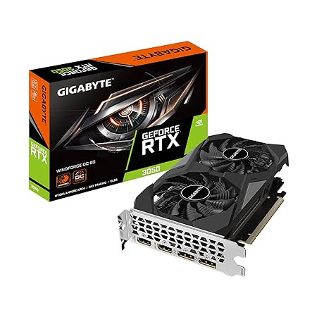 Gigabyte GeForce RTX 3050 WindForce OC 6GB Graphics Card