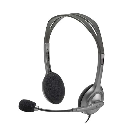 Logitech H110 Wired Headphones With Mic