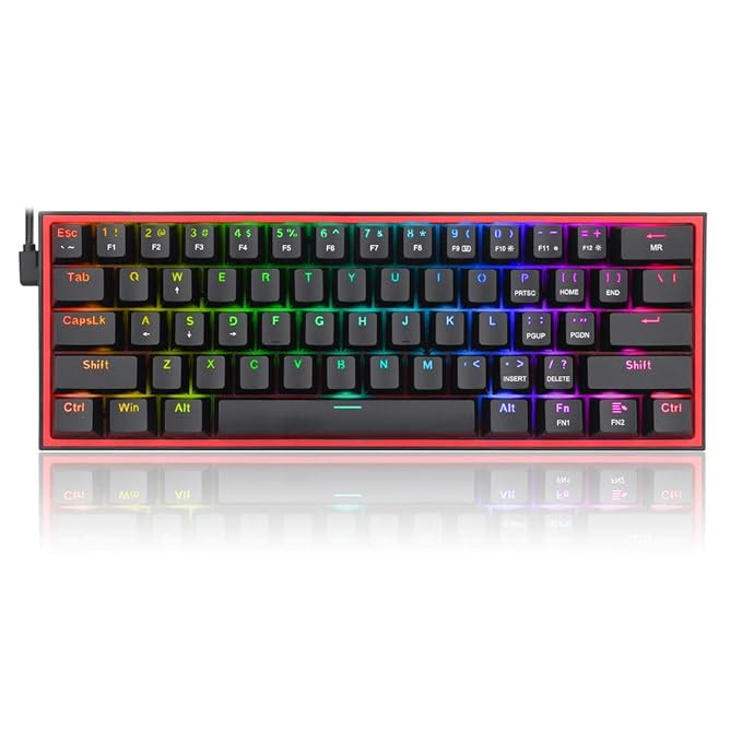 Redragon K617 Fizz 60% Wired RGB Gaming Keyboard