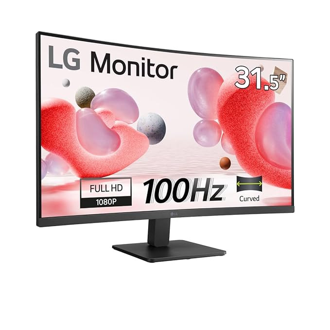 LG (32 Inch) Full HD Curved Monitor (32MR50C)